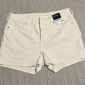 Old Navy Women's Cream Jean Shorts